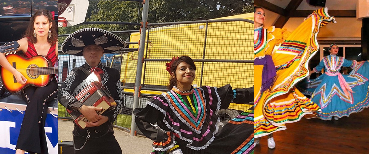 Mariachis laten spelen tijdens de ceremonie